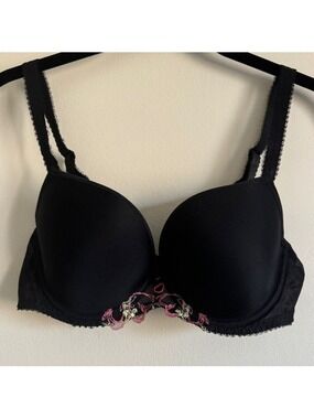 Freya **Loveland Plunge T-Shirt Bra**, Black, 32D